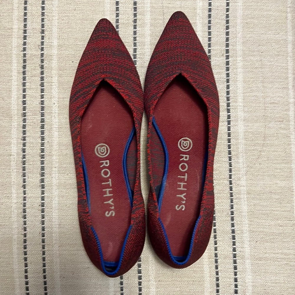 Rothy’s pointed toe flats